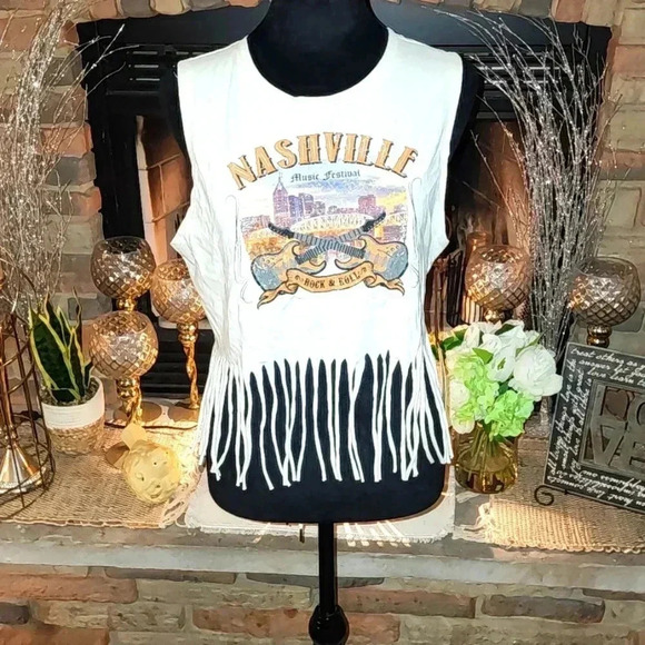 Recycled Threads Nashville Crop NWT - Picture 1 of 7